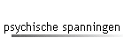 psychische spanningen